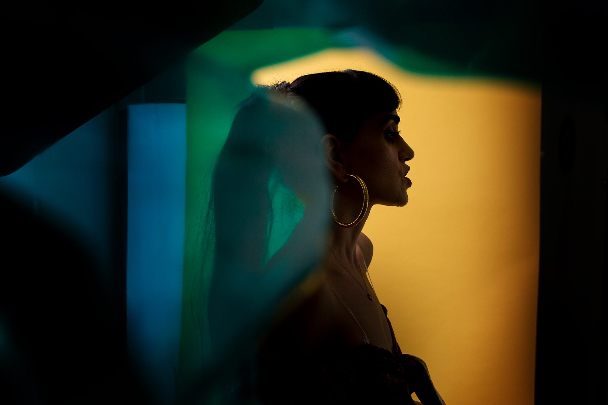 Portrait in coloured light — Mono Studio